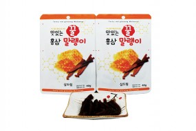 맛있는 꿀 홍삼 말랭이 (40g x 100봉)